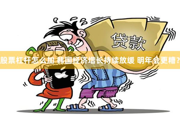 股票杠杆怎么加 韩国经济增长持续放缓 明年会更糟？